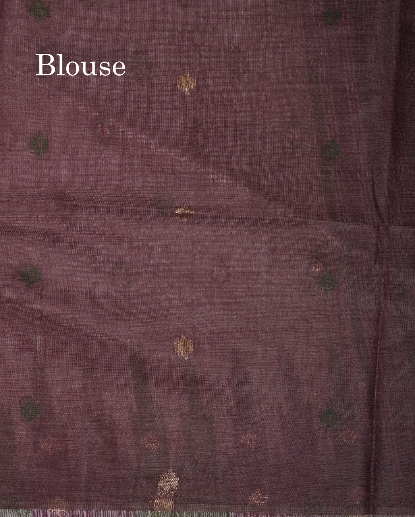 Beautiful Light Peach Menakari Work Muga Cotton Saree With Contrast Olive Green Blouse