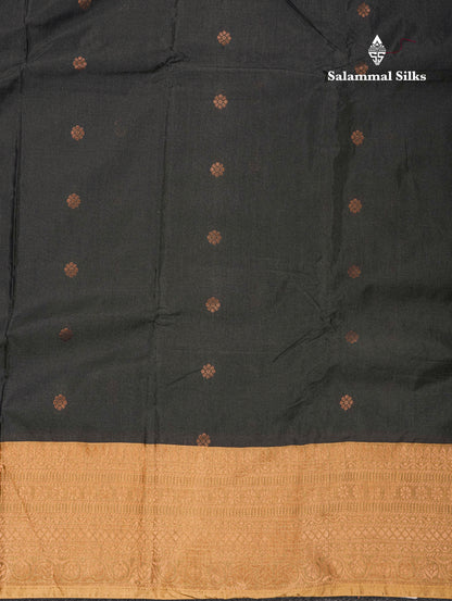 Magenta Pure Mix Saree With Contrast Sandal Border