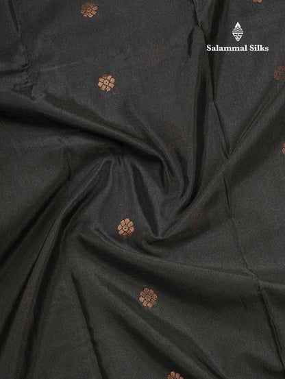 Magenta Pure Mix Saree With Contrast Sandal Border