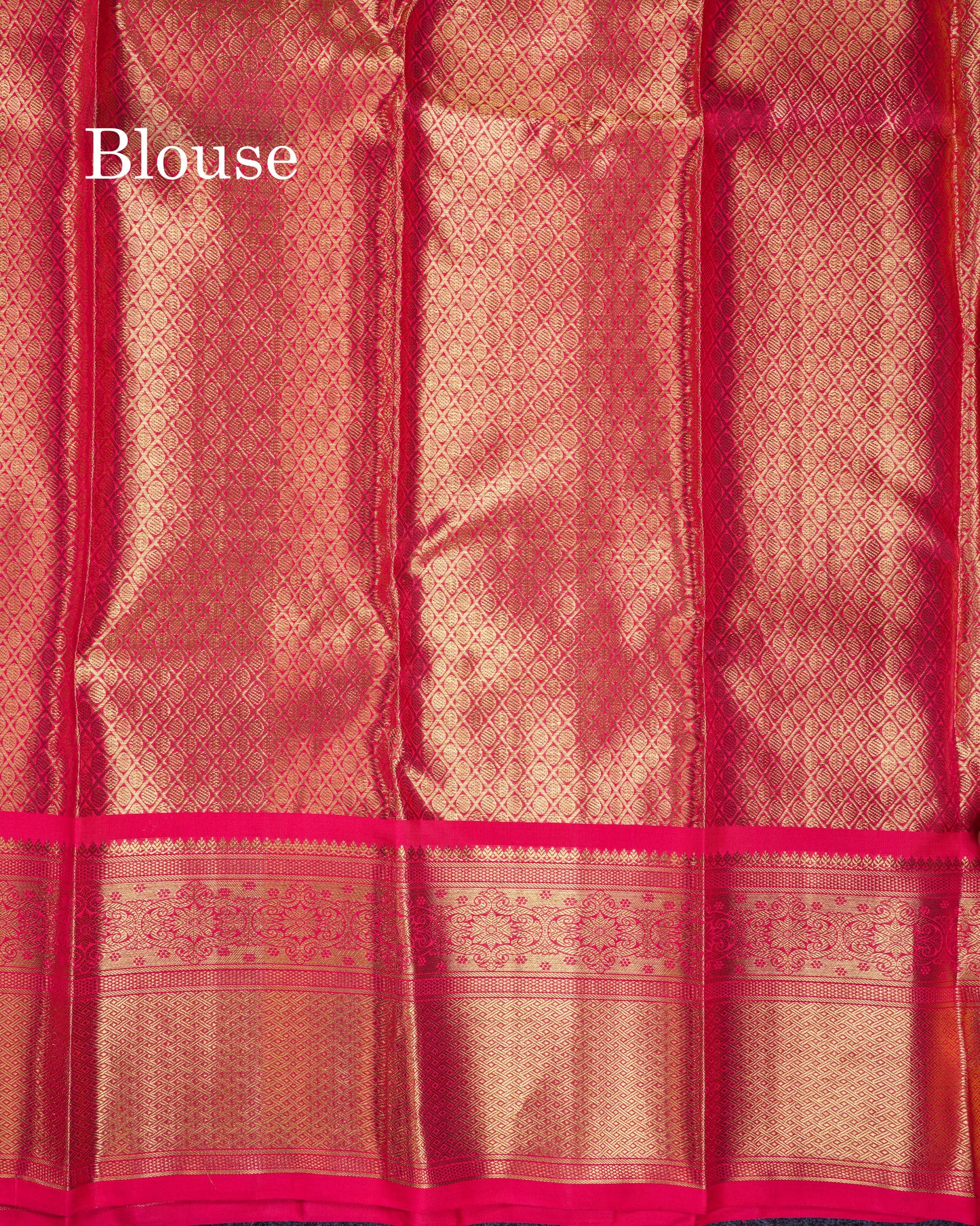 Beautiful Pink Tissue Bridal Pure Kanjivaram Silk Saree With Traditional Evening Morning Border