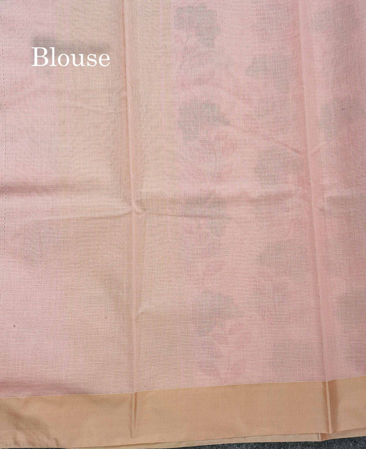 Beautiful Pastel Blue Kota Cotton Fancy Saree With Contrast Sandal Plain Border