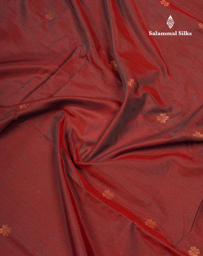 Black Pure Mix Saree With Contrast Red Border