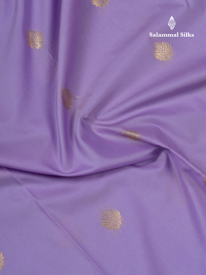 Beautiful Orange Zari Buttas Semi Silk Saree With Contrast Peacock Green Small Border