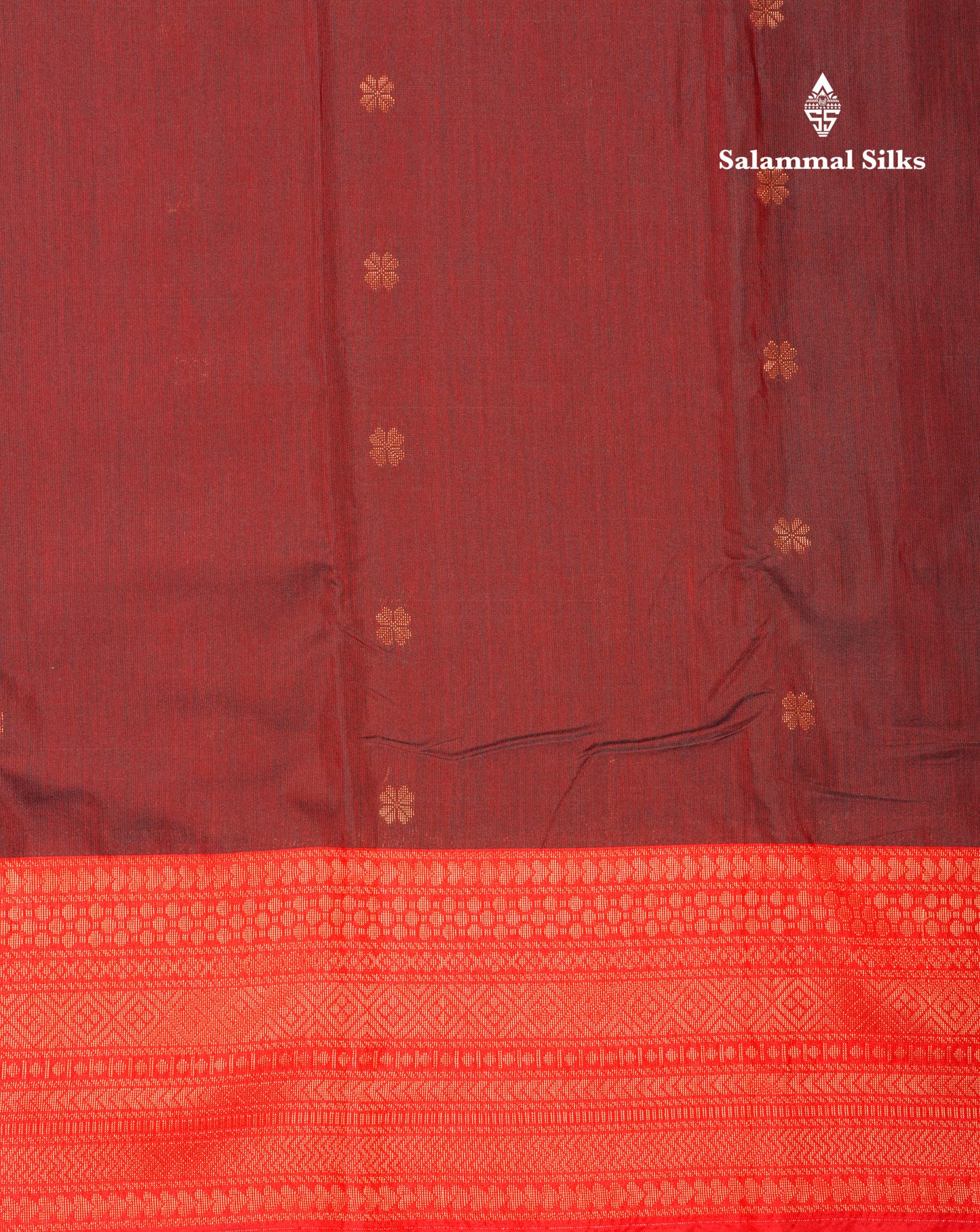 Black Pure Mix Saree With Contrast Red Border