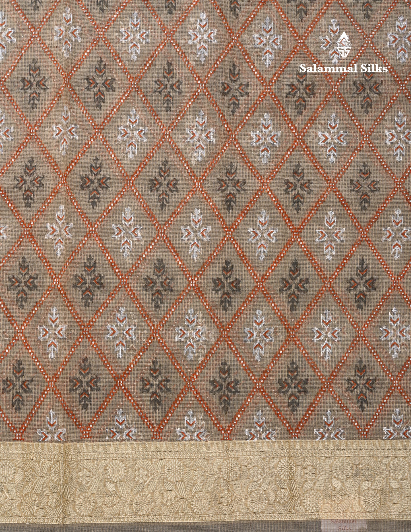 Beautiful Pink Kota Cotton Saree With Thread Work Border