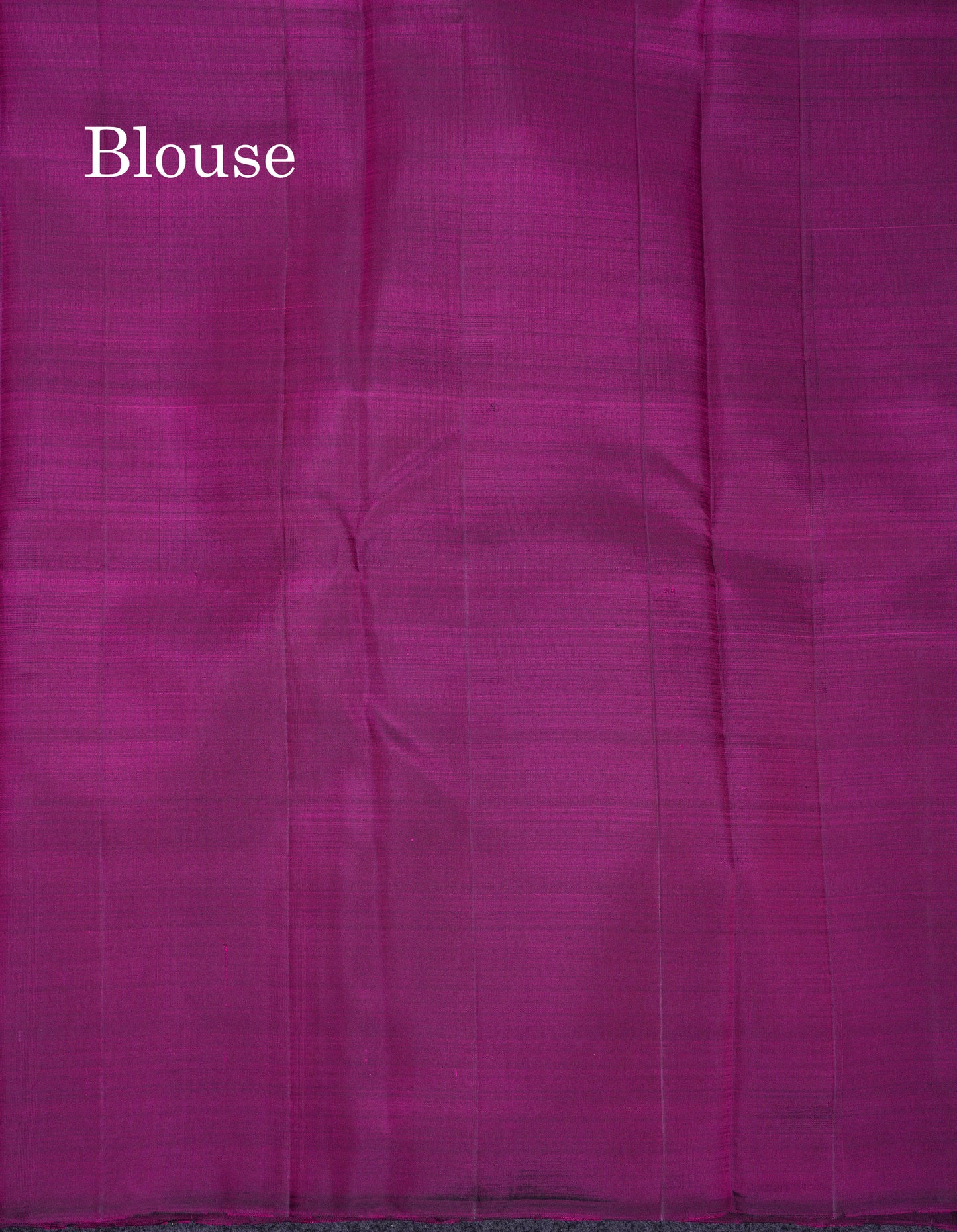 Beautiful Dual Tone Pinkish Orange And Magenta Half & Half Pure Kanjivaram Silk Saree With Contrast Magenta Blouse