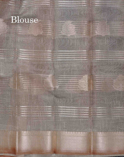 Beautiful Sapphire Blue Kota Cotton Fancy Saree With Self Blouse