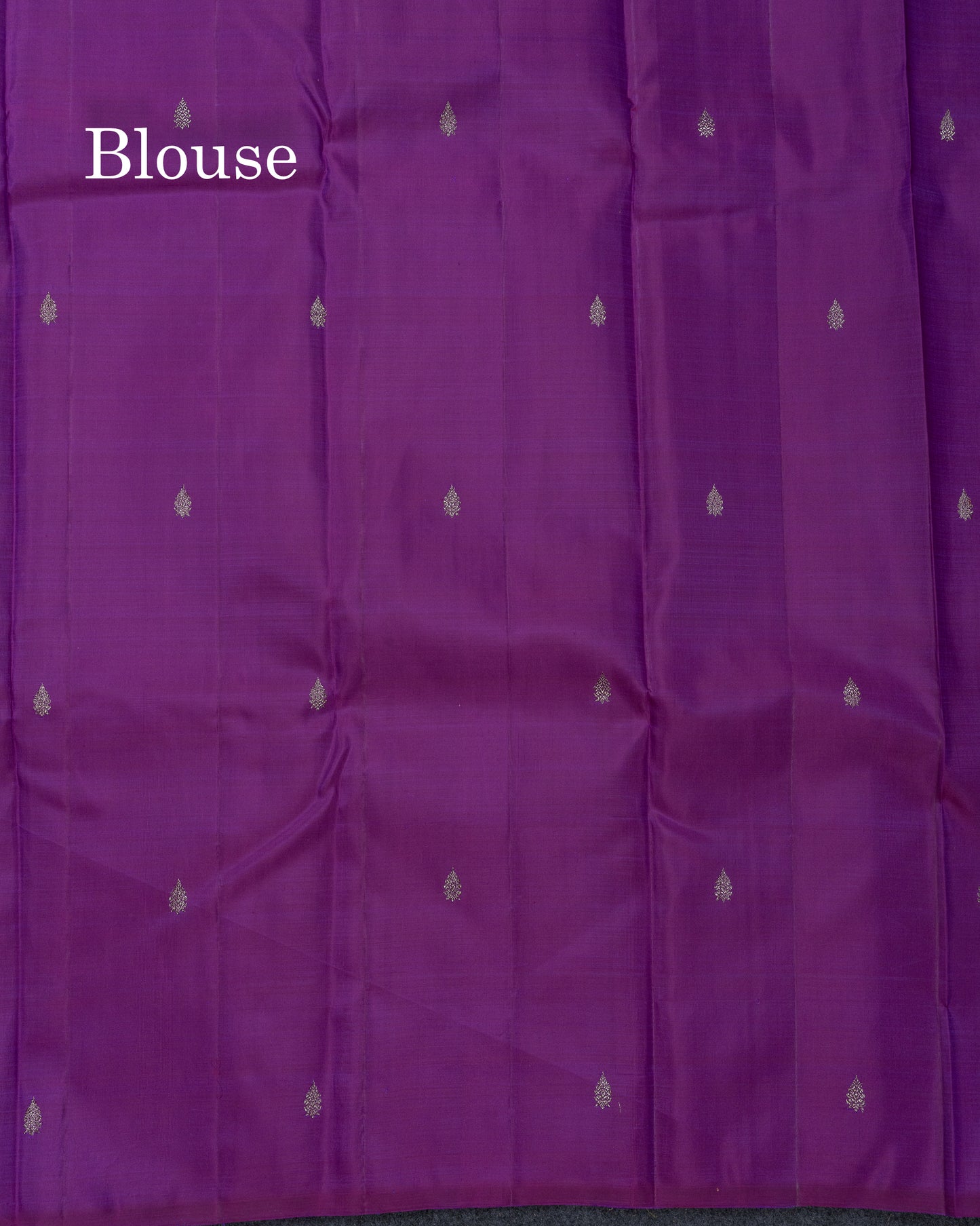 Beautiful Dark Purple Fancy Pure Kanjivaram Silk Saree With Blouse