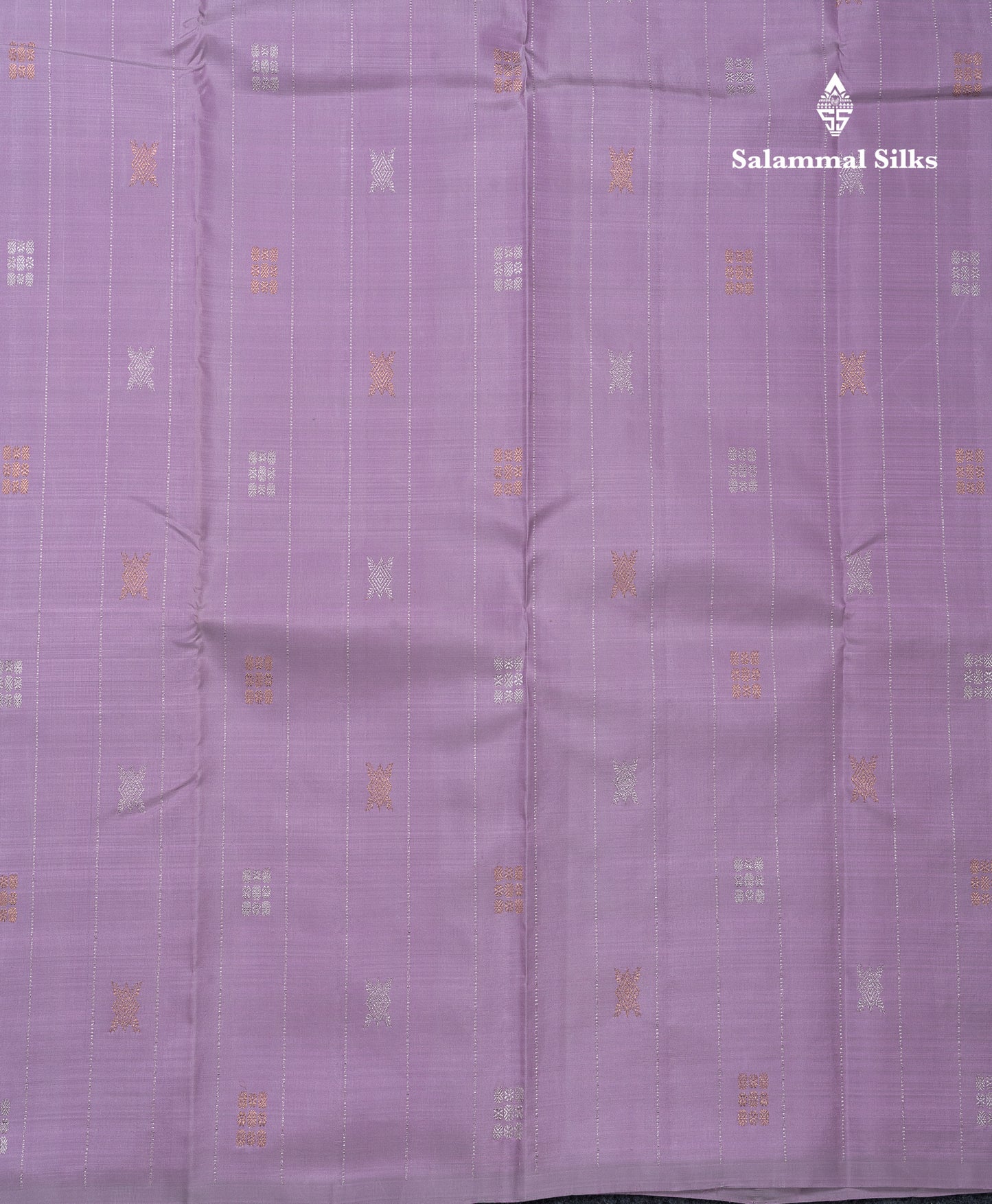 Kanjivaram Pure Silk Saree Light Lavender Without Border