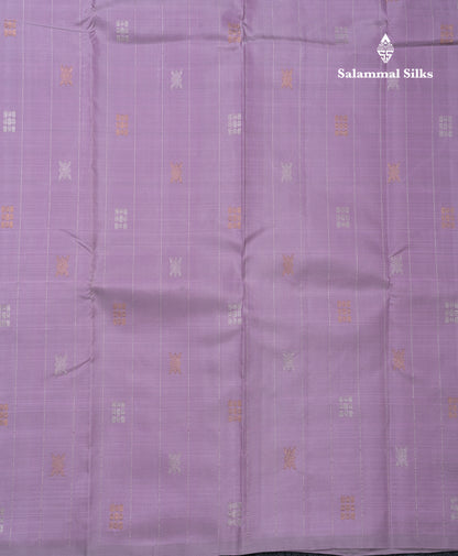 Kanjivaram Pure Silk Saree Light Lavender Without Border