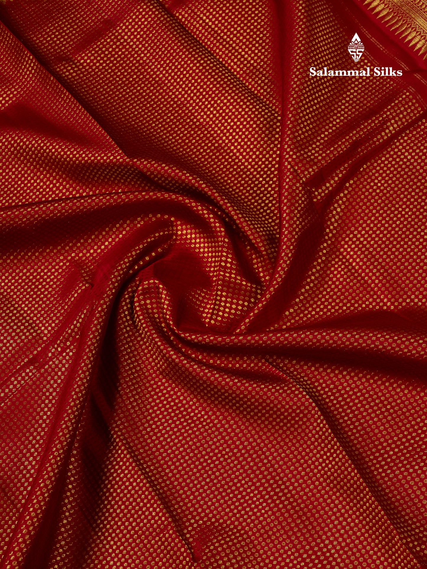 Beautiful Redish Maroon Pure Kanjivaram Silk Saree With Traditional Evening Morning Border