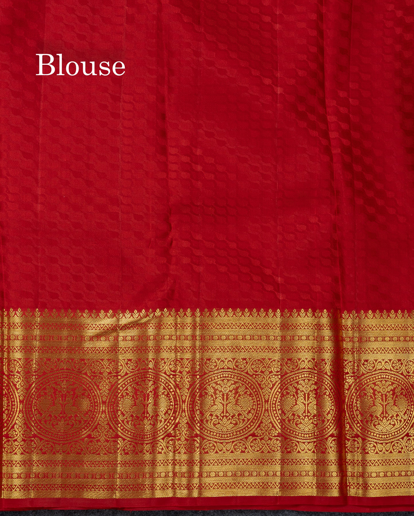 Beautiful Redish Maroon Pure Kanjivaram Silk Saree With Traditional Evening Morning Border