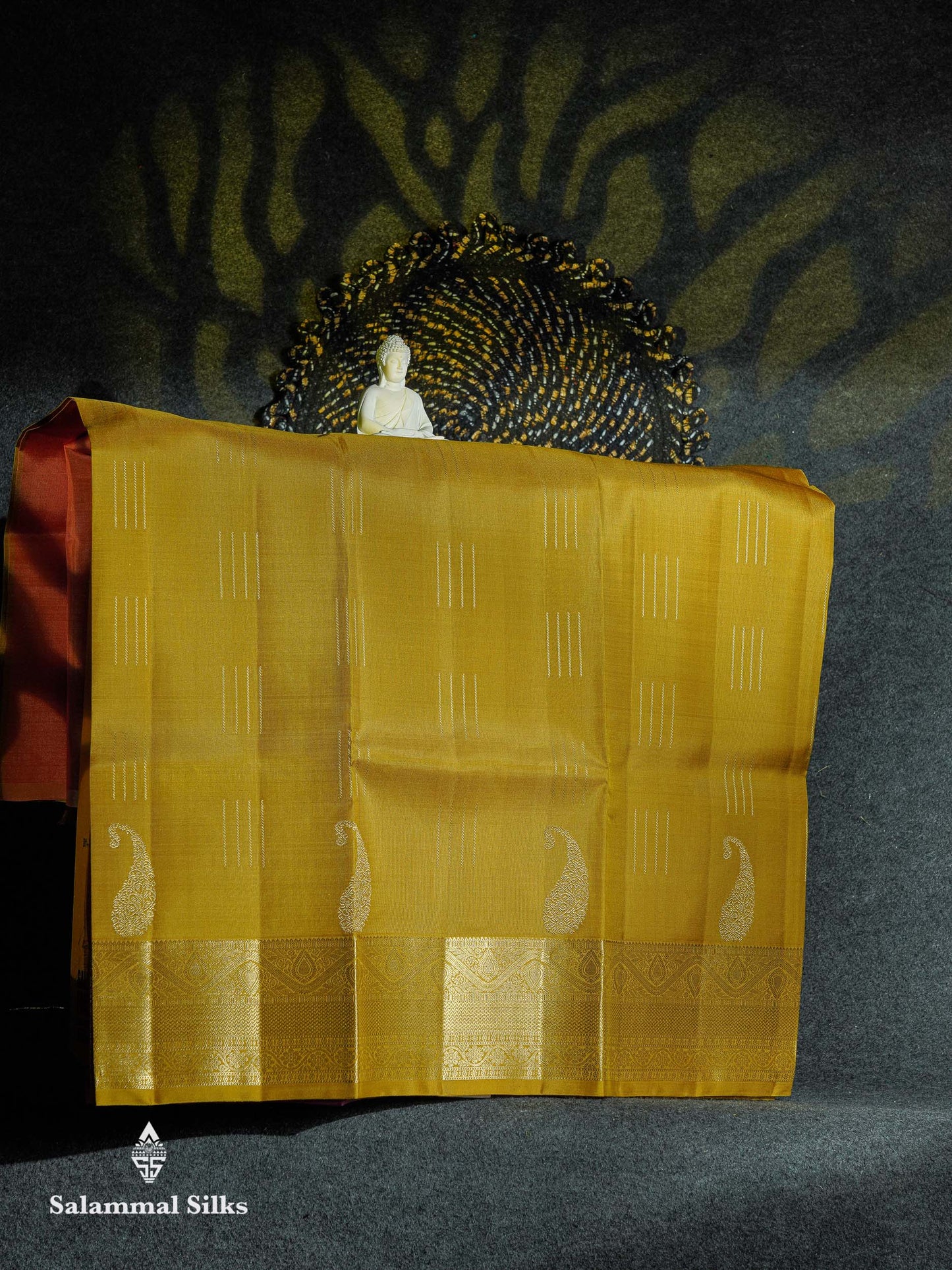 Beautiful Pure Silk Pattu Pavadai (Manthulir Yellow) With Contrast Light Pink Blouse 45"