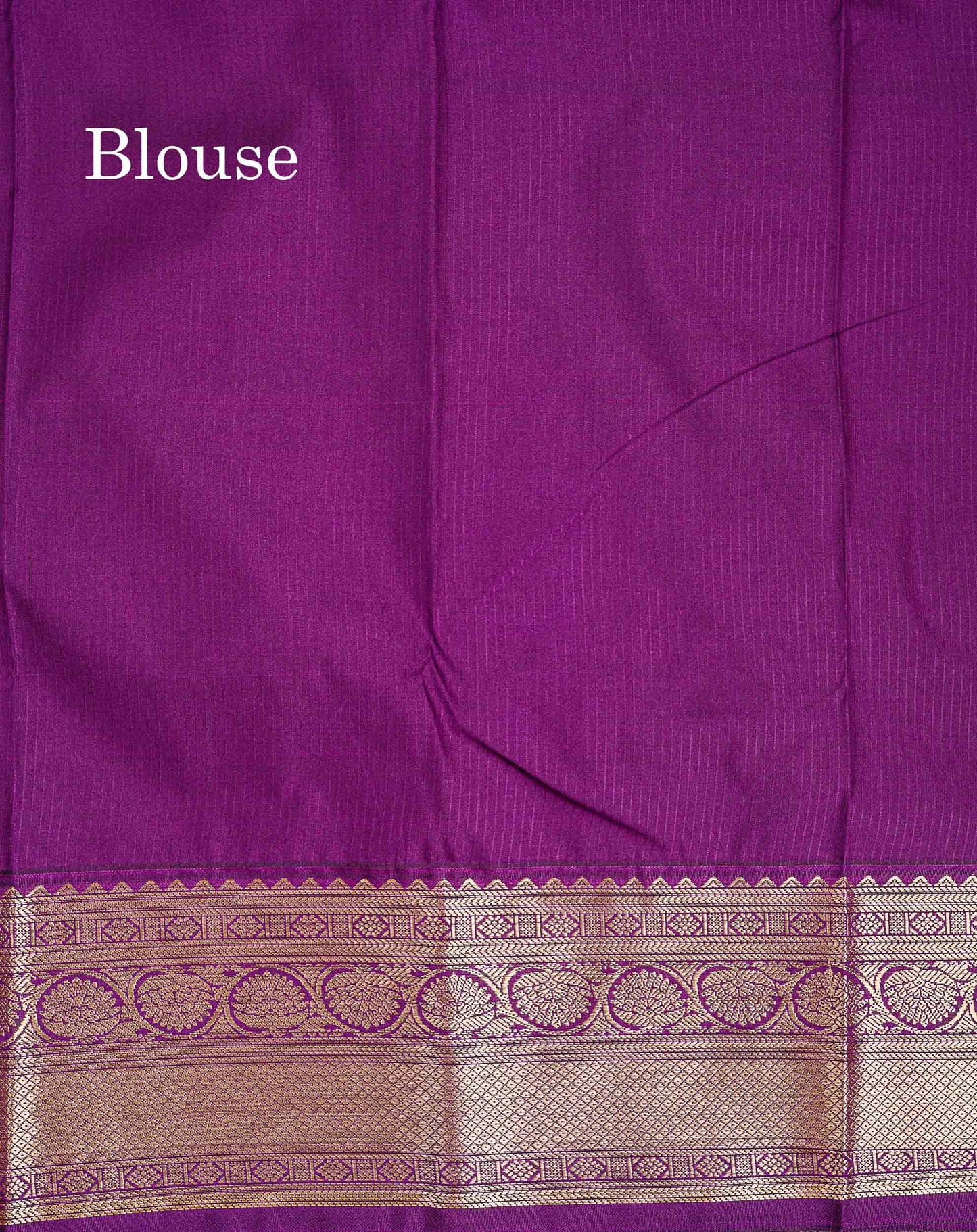Semi Silk Saree - Rexona Green Butta With Lines Along With Contrast Dark Purple Traditional Border
