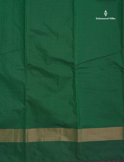 Semi Silk Saree - Navy Blue Colour Body With Zari Border