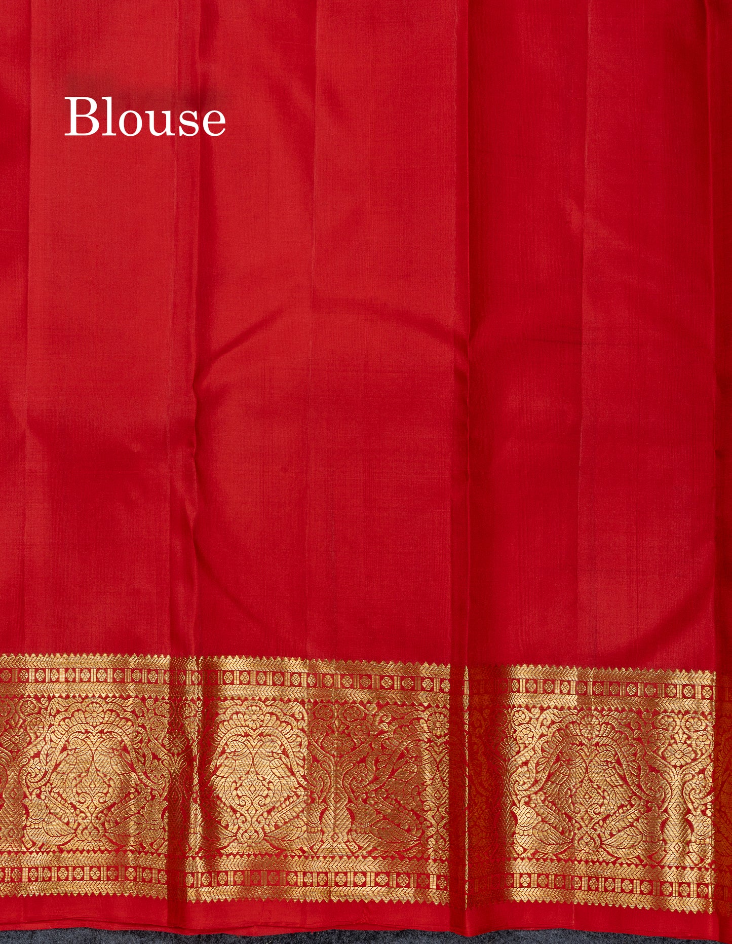 Kanjivaram Maroon Pure Silk Saree With Gold Zari Border