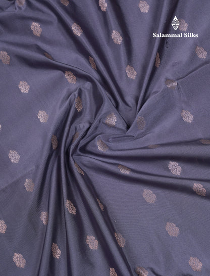 Beautiful Rust Orange Semi Soft Silk Saree With Contrast Navy Blue Traditional Rettapet Border