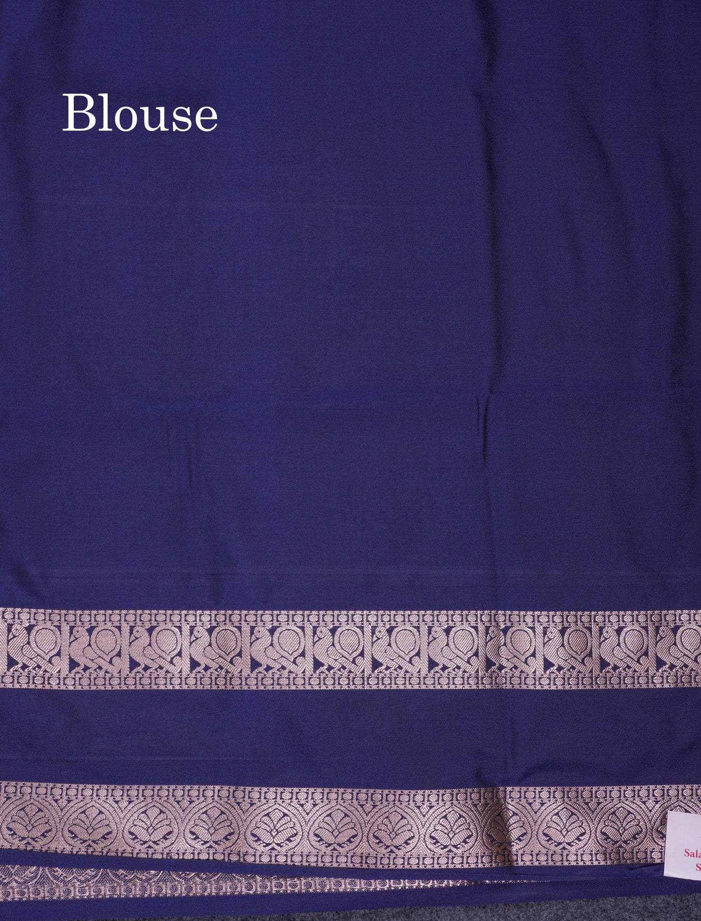 Beautiful Rust Orange Semi Soft Silk Saree With Contrast Navy Blue Traditional Rettapet Border