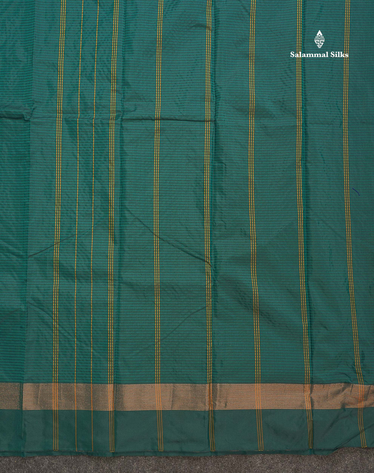 Semi Silk Saree - Navy Blue Colour Body With Zari Border