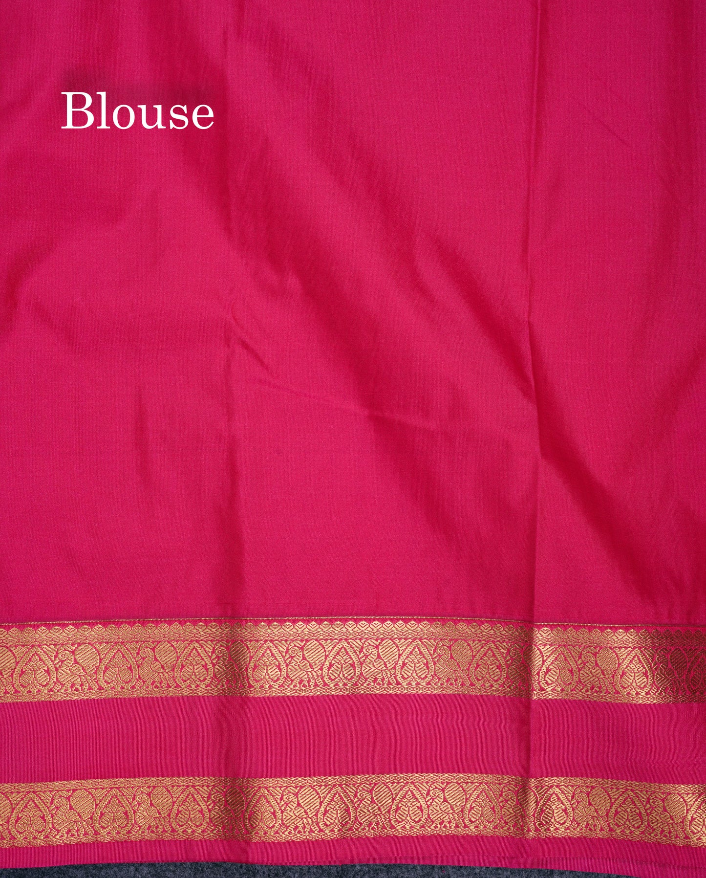 Beautiful Grey White Checks With Butta Semi Silk Saree With Contrast Pink Traditional Rettapet Border