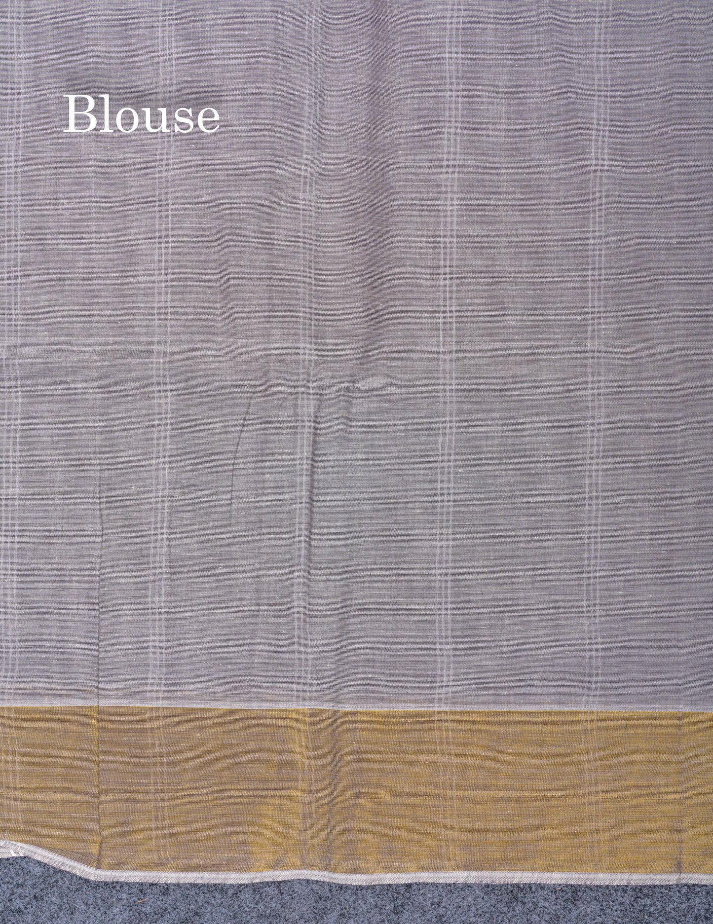 Light Olive Green Jute Cotton Fancy Saree With Self Plain Blouse
