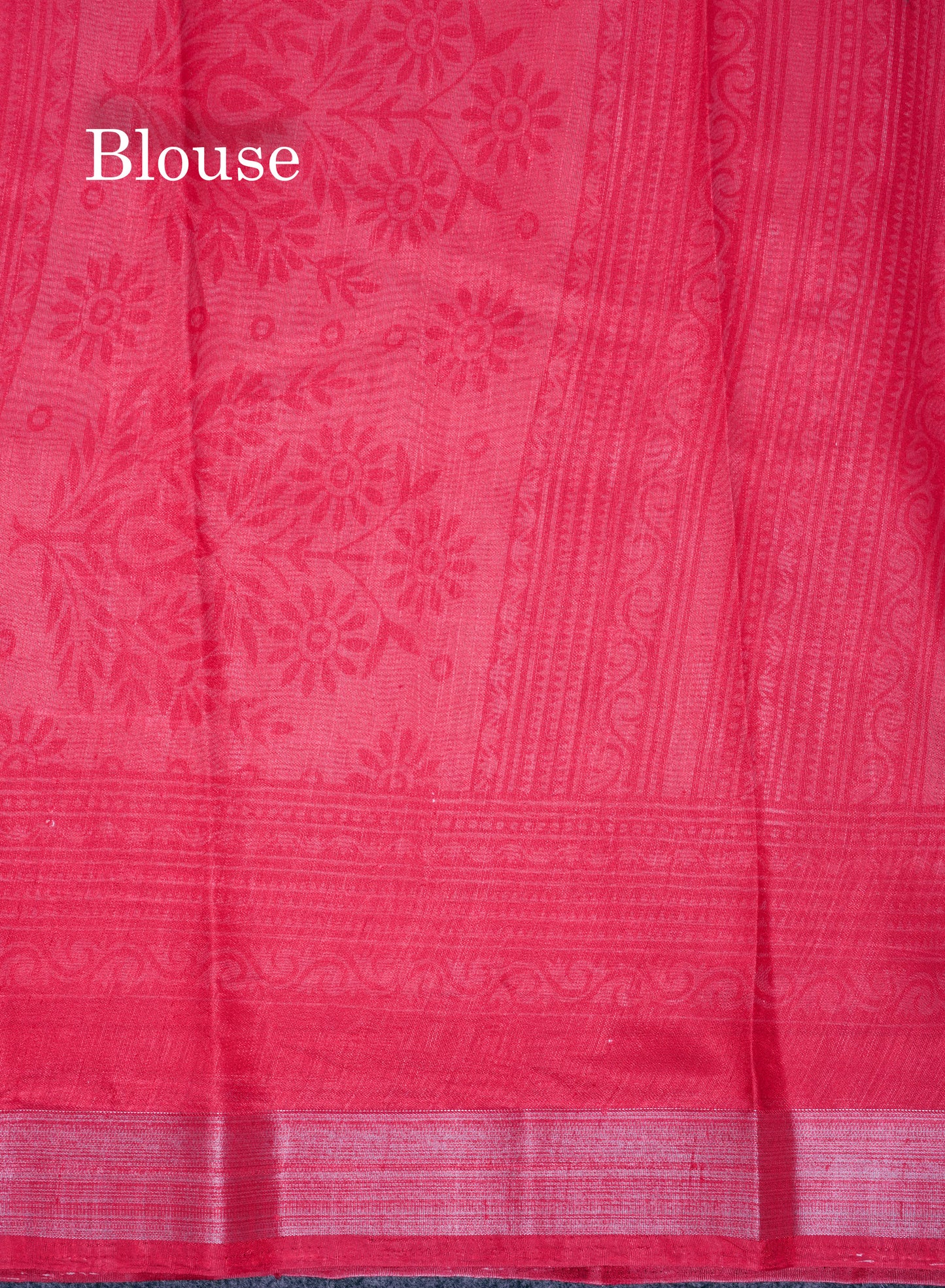 Beautiful White Mahu Silk Fancy Saree With Contrast Red Tissue Border