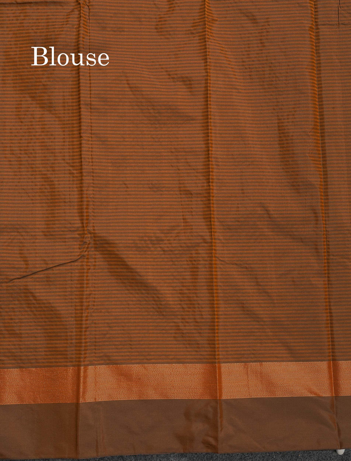Semi Silk Saree - Navy Blue Colour Body With Zari Border