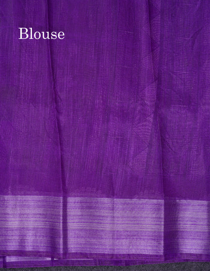 Beautiful Multicolour Mixed Cotton Saree With Contrast Army Green Fancy Tissue Border