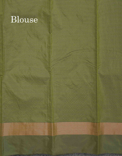 Semi Silk Saree - Navy Blue Colour Body With Zari Border