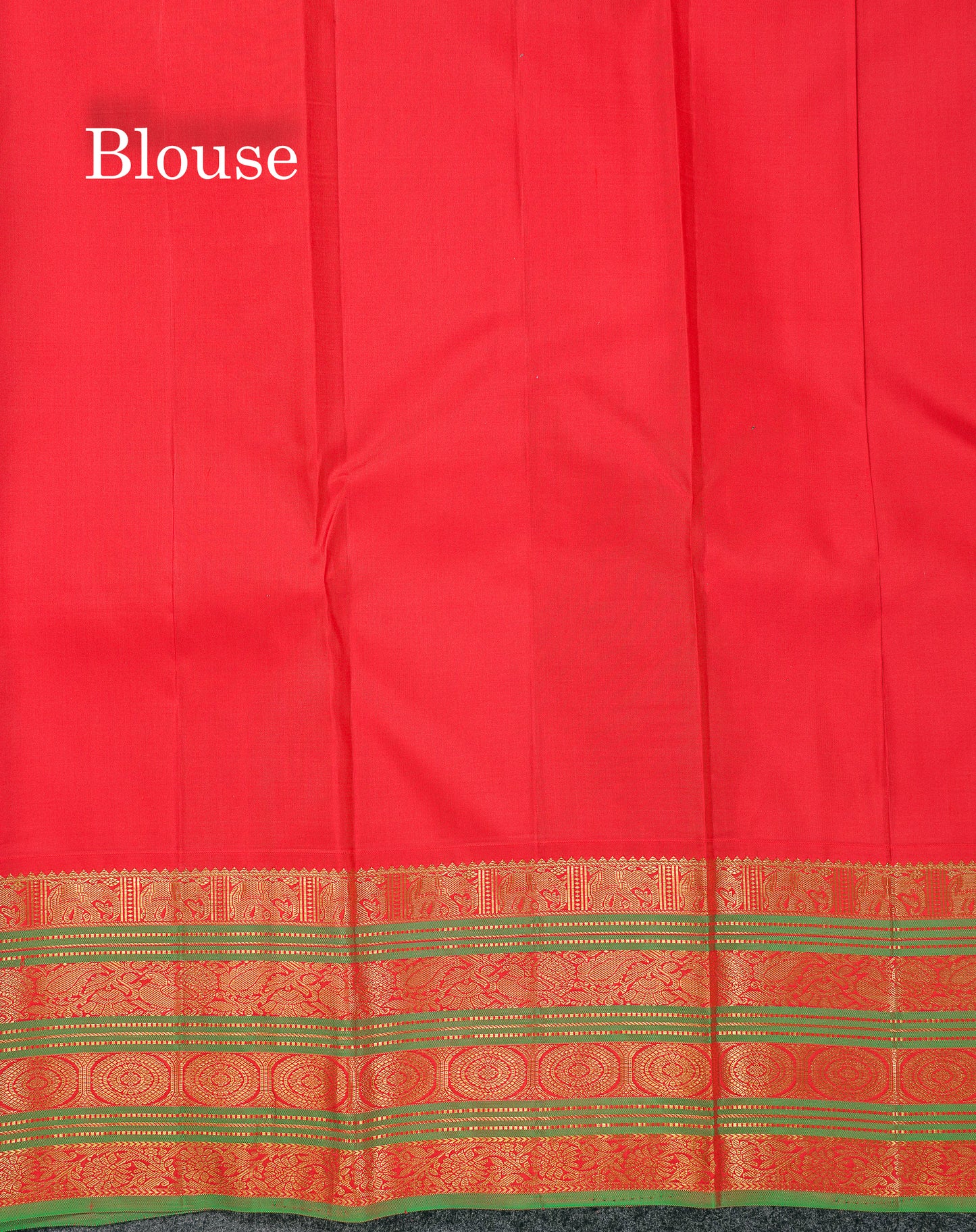 Beautiful Korvai White Pure Kanjivaram Silk Saree With Contrast Red Traditional Border