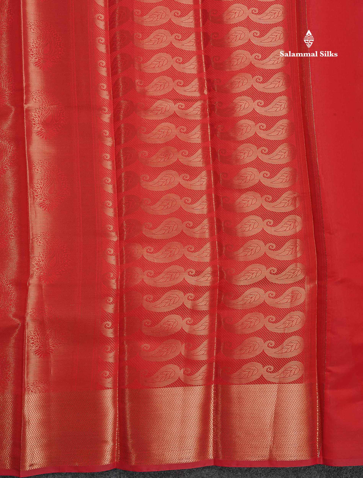 Semi Raw Silk Saree -  Redish Maroon Colour Body With Fancy Border