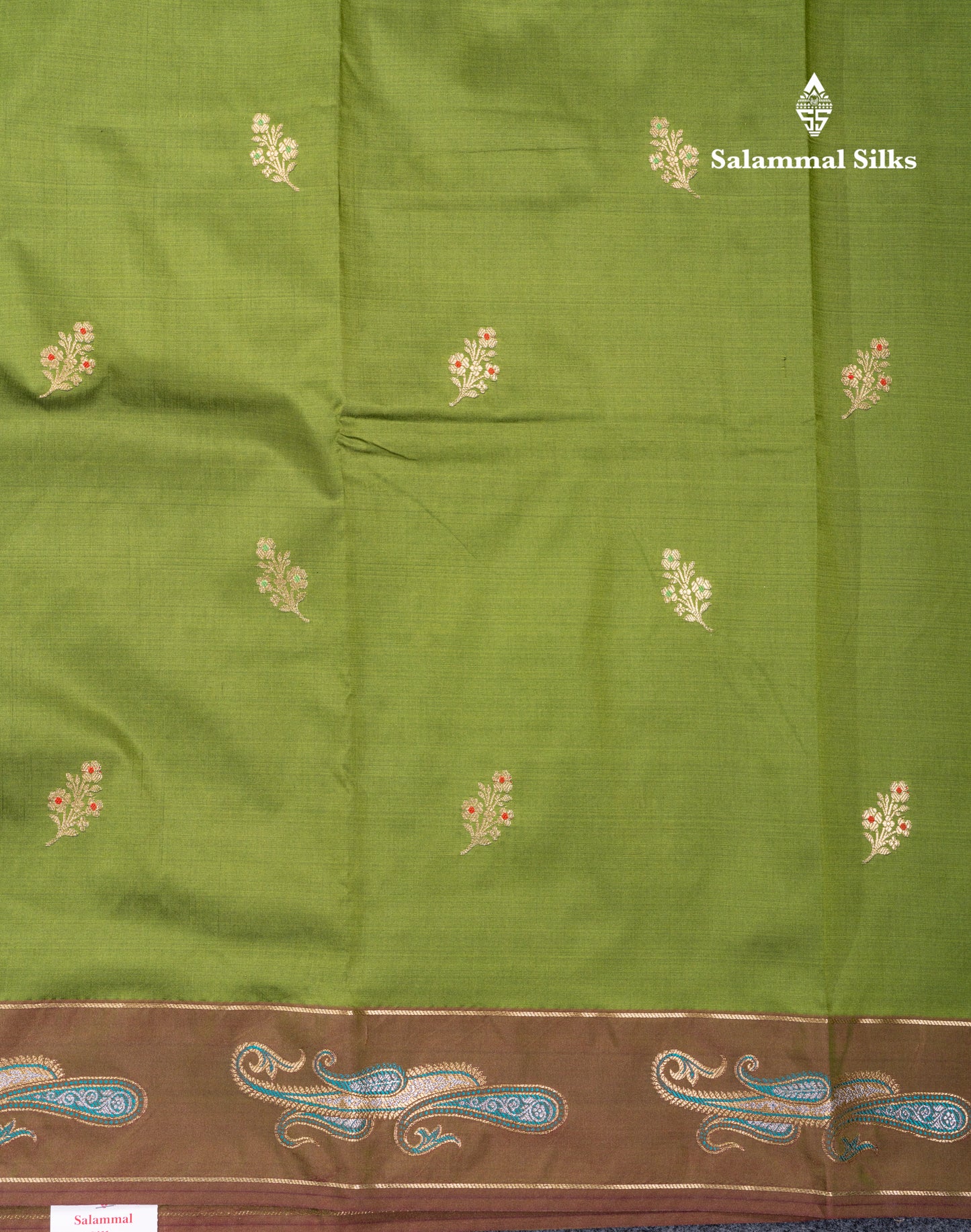 Dark Maroon Menakari Work Semi Soft Silk Saree With Fancy Border