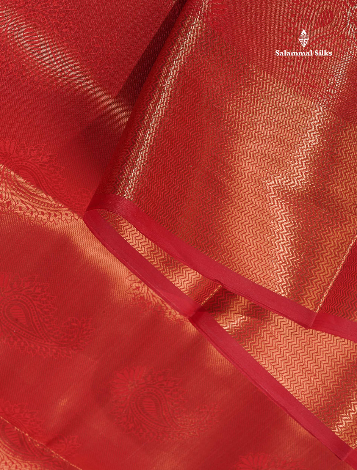 Semi Raw Silk Saree -  Redish Maroon Colour Body With Fancy Border
