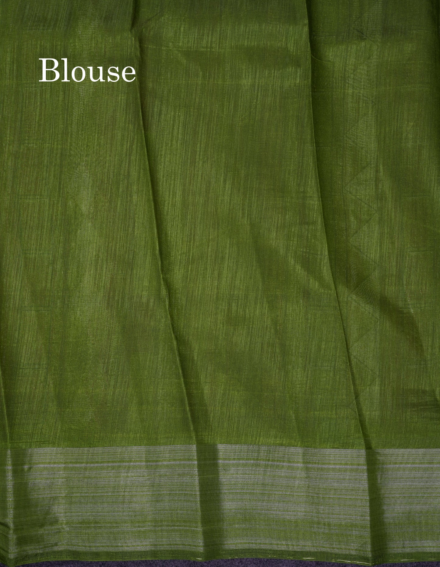 Beautiful Multicolour Mixed Cotton Saree With Contrast Army Green Fancy Tissue Border