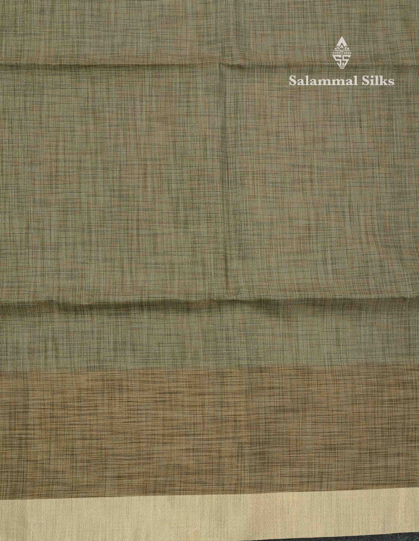 Beautiful Light Violet Linen Cotton Mix Fancy Saree With Fancy Border