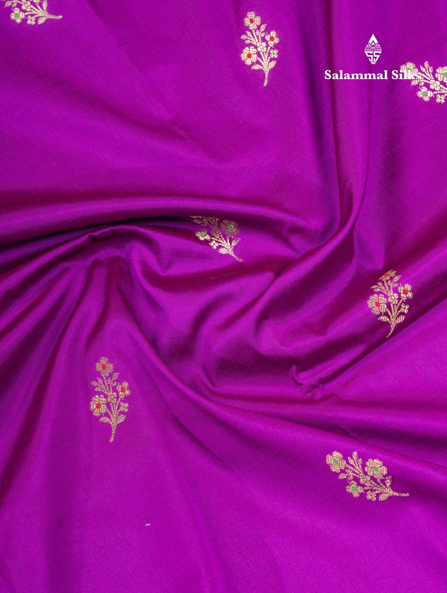 Dark Maroon Menakari Work Semi Soft Silk Saree With Fancy Border