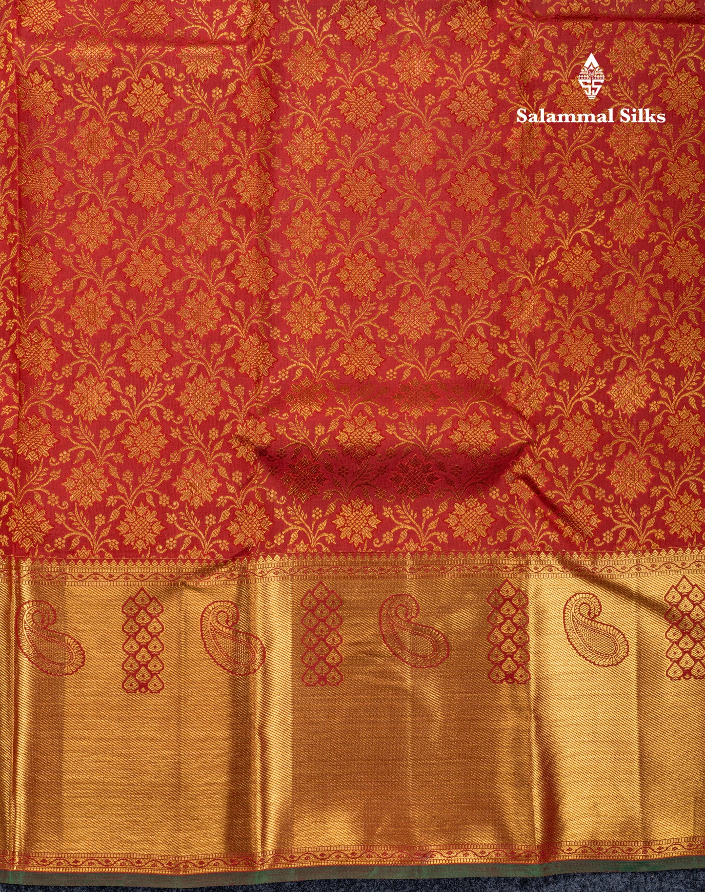 Maroon Bridal Pure Kanjivaram Silk Saree With Traditional Evening Morning Border