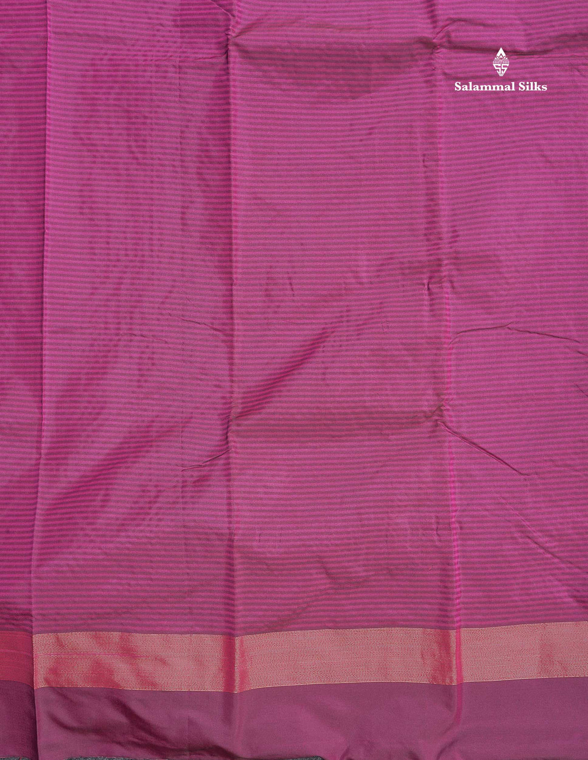 Semi Silk Saree - Navy Blue Colour Body With Zari Border