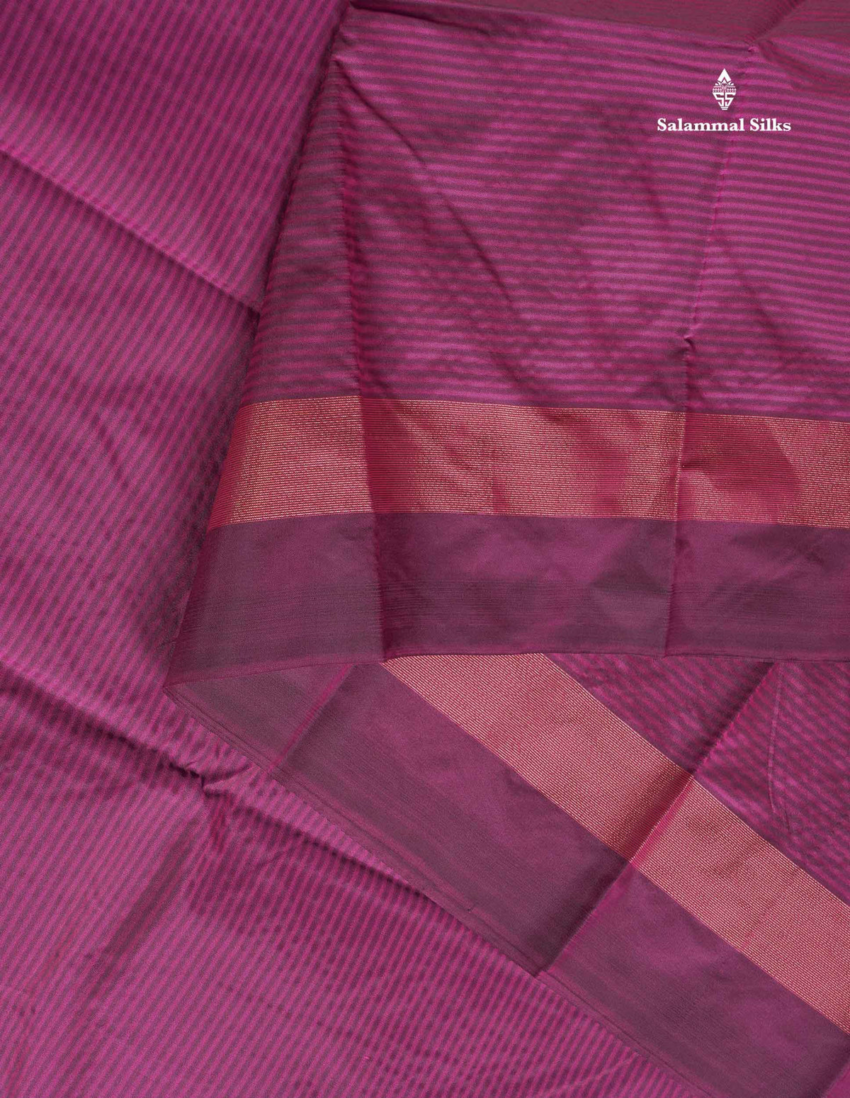 Semi Silk Saree - Navy Blue Colour Body With Zari Border