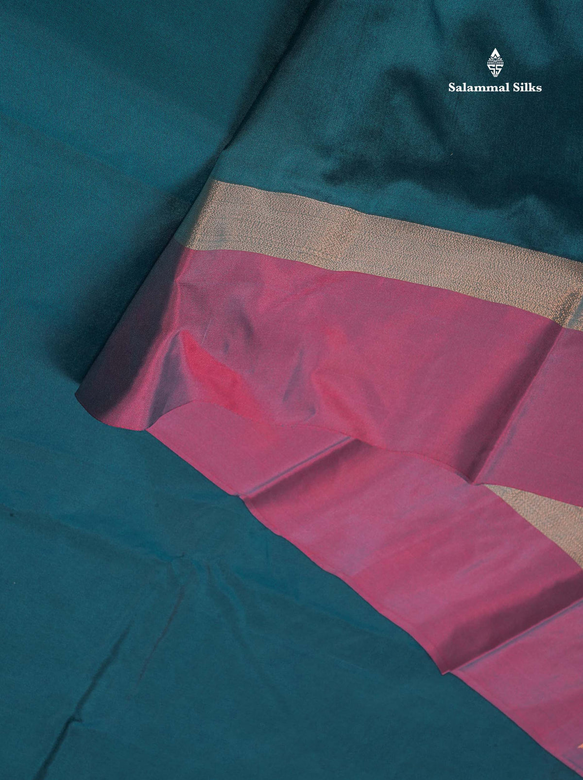 Semi Silk Saree - Maroon Colour Body Small Butta With Contrast Redish Pink Fancy Border