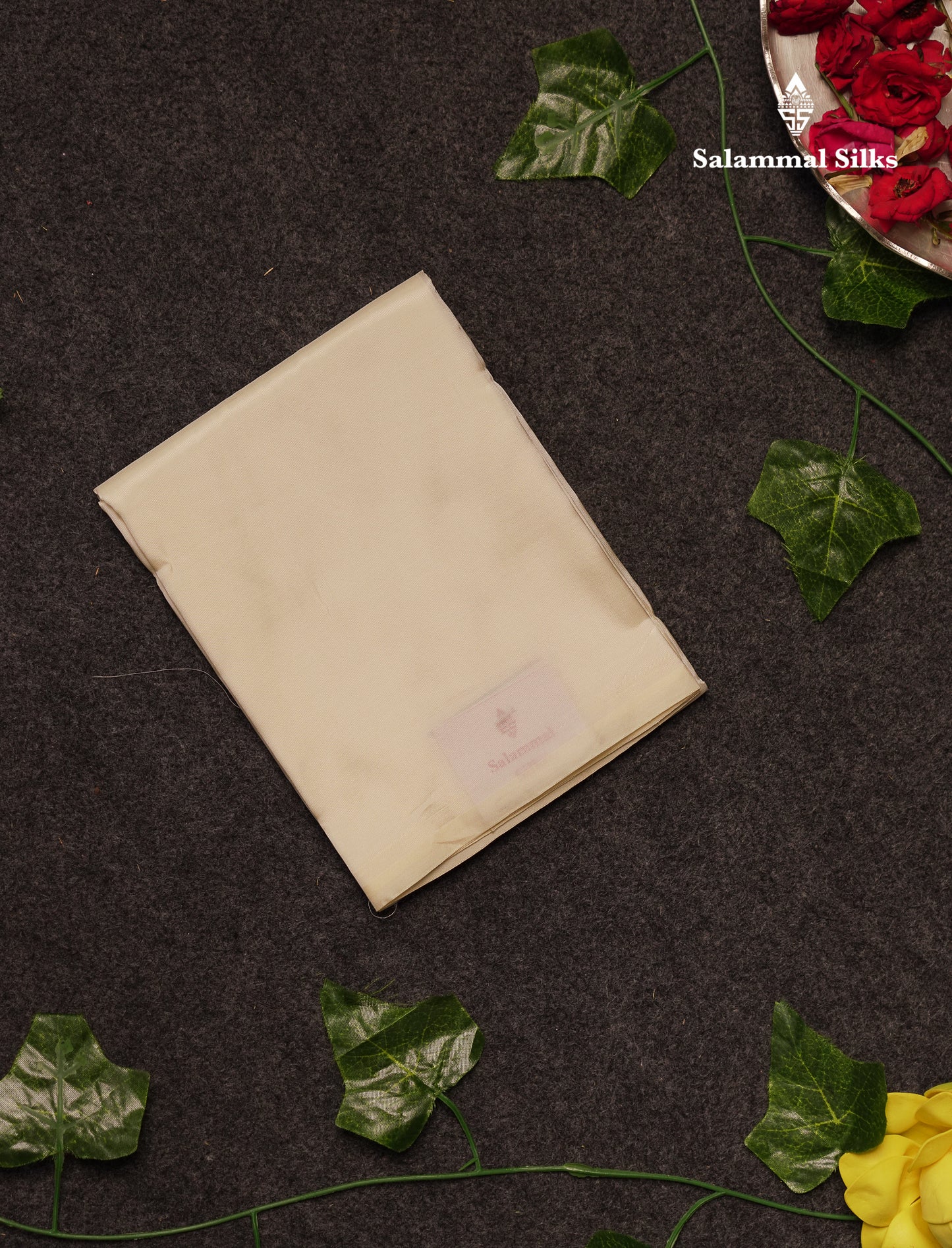 Beautiful Cream White Plain Pure Mix Shirt (2.25) Mtr