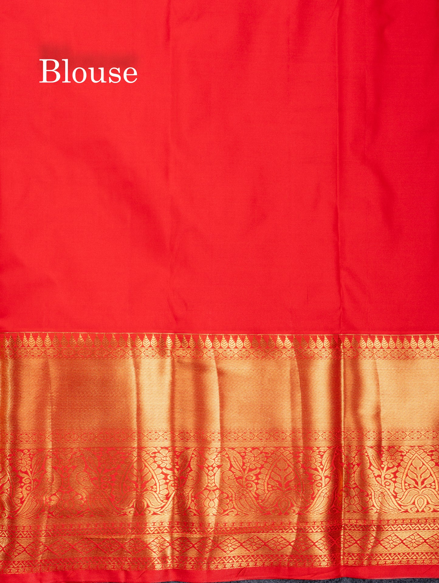 Elephant Grey Semi Silk Saree With Contrast Chilly Red Traditional Evening Morning Border