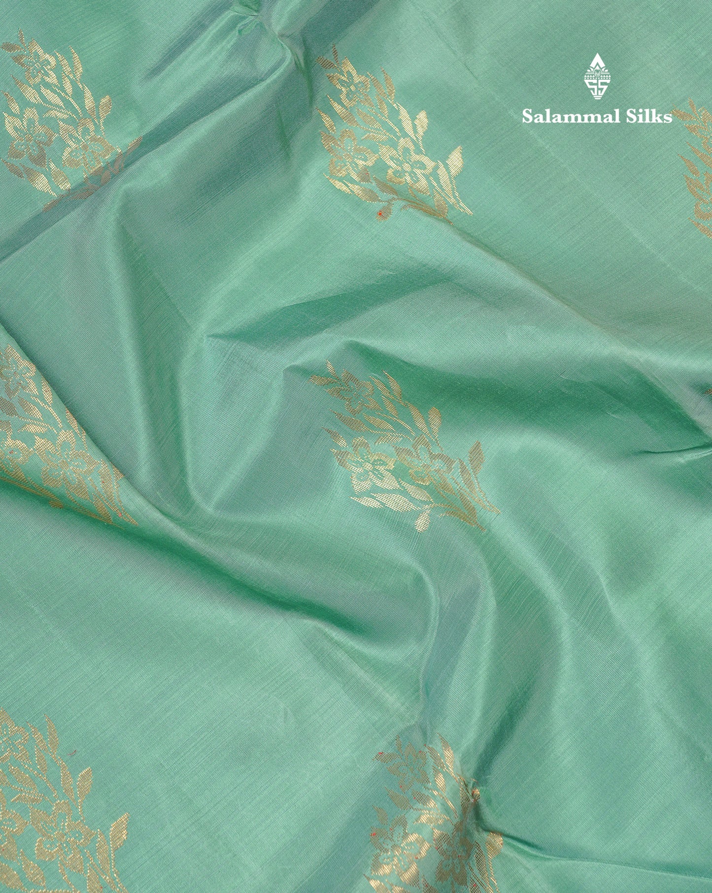 Beautiful Sapphire Green Fancy Pure Kanjivaram Silk Saree With Contrast Pink Blouse