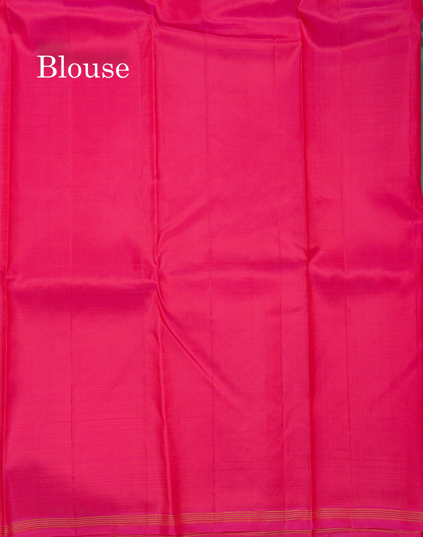 Beautiful Sapphire Green Fancy Pure Kanjivaram Silk Saree With Contrast Pink Blouse