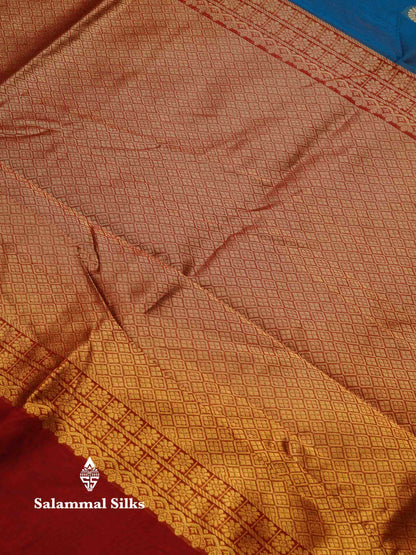 Beautiful Green Semi Silk Cotton Saree With Contrast Black Traditional Gap Border