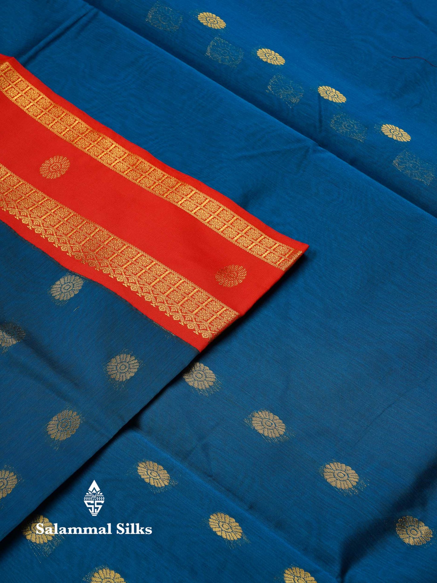 Beautiful Green Semi Silk Cotton Saree With Contrast Black Traditional Gap Border