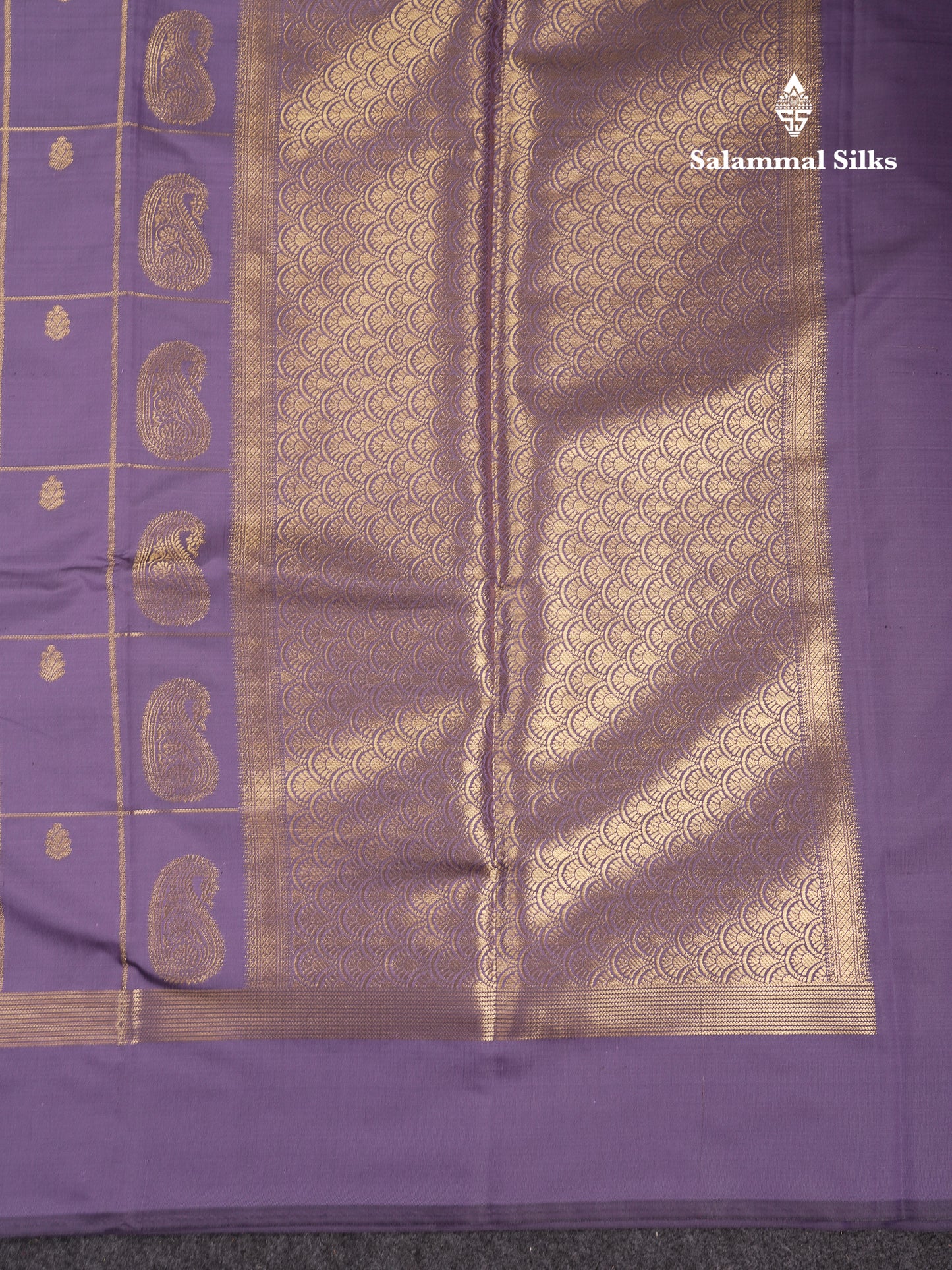 Beautiful Bottle Green Big Checks With Butta Semi Silk Saree With Designer Blouse