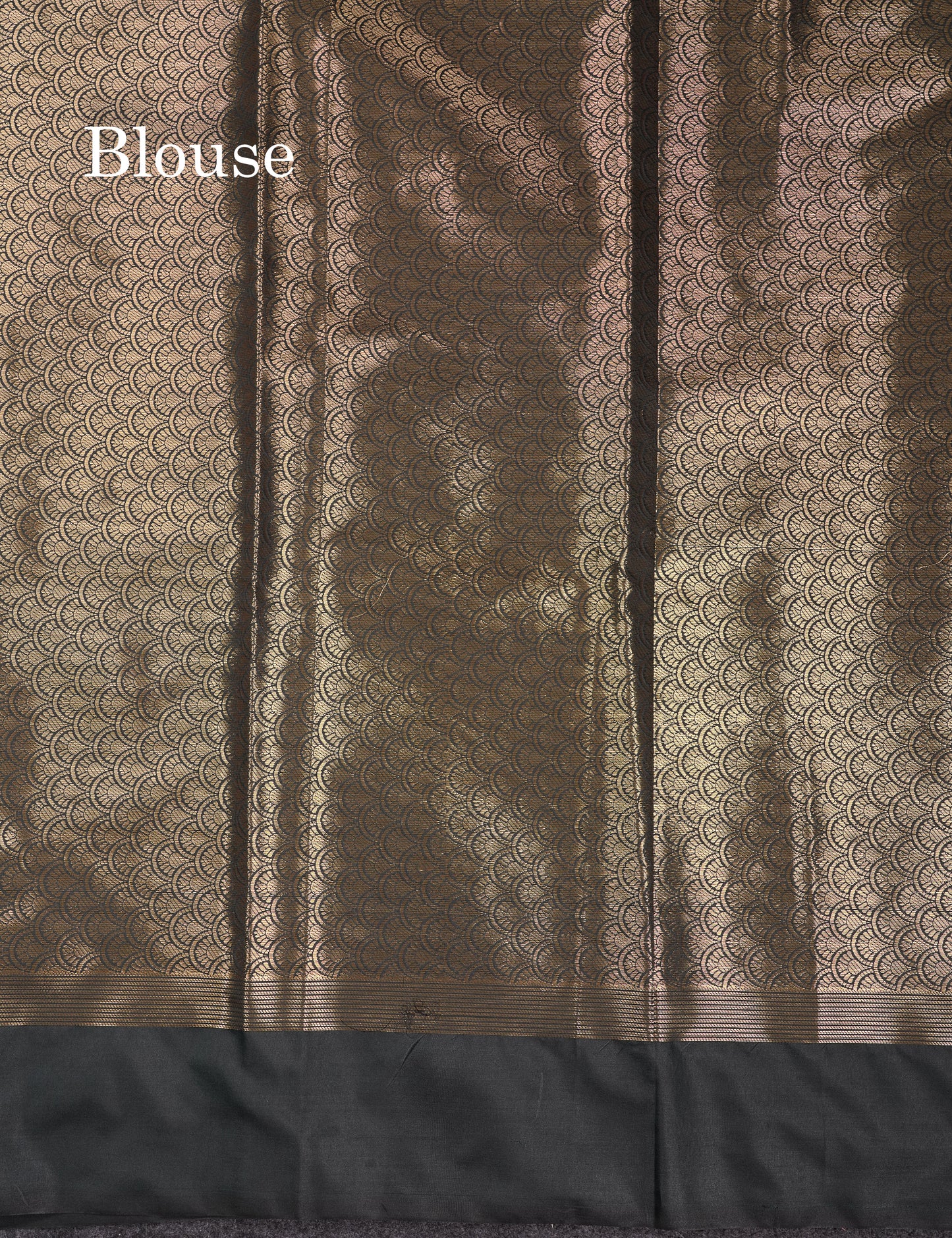 Beautiful Bottle Green Big Checks With Butta Semi Silk Saree With Designer Blouse