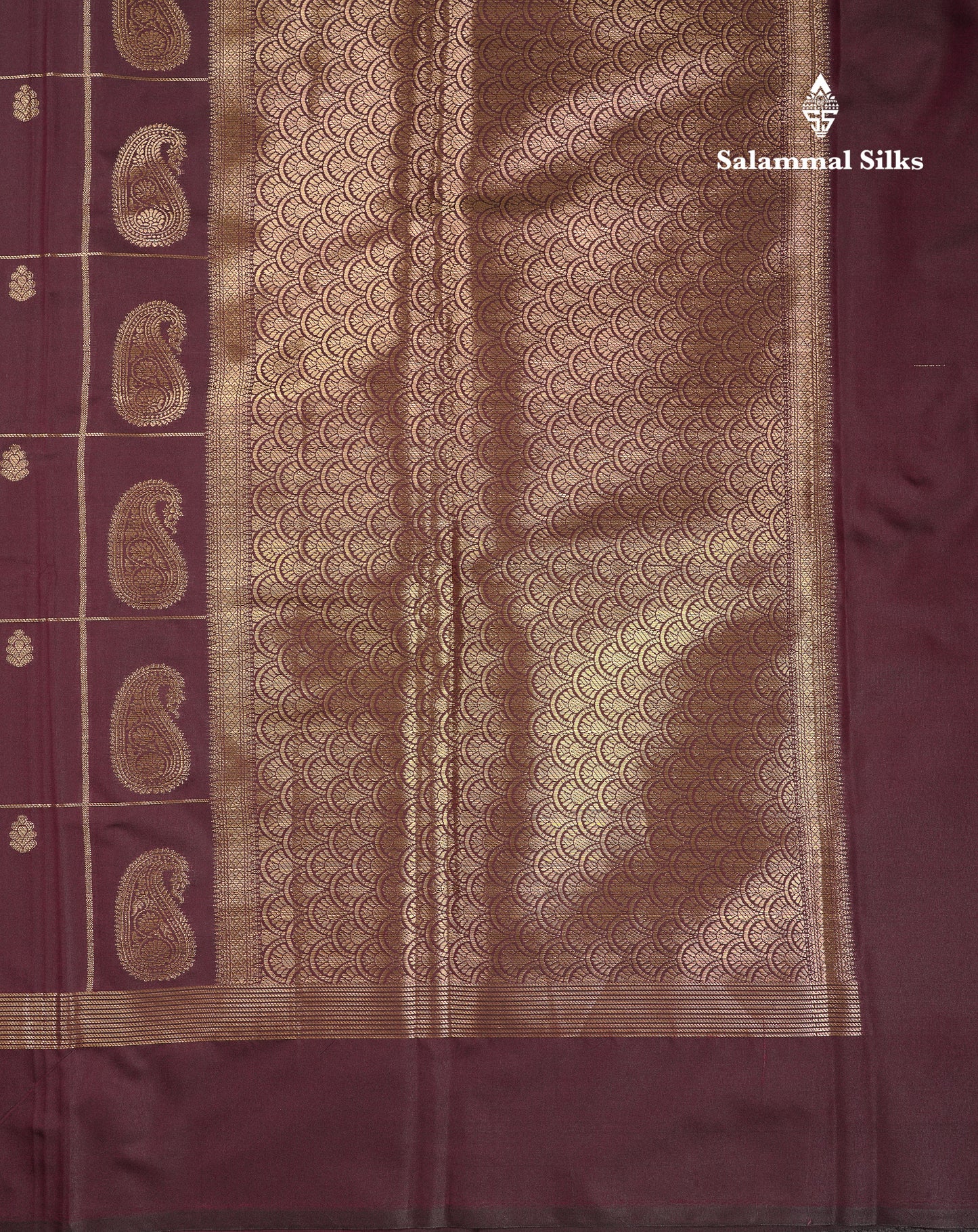 Beautiful Bottle Green Big Checks With Butta Semi Silk Saree With Designer Blouse