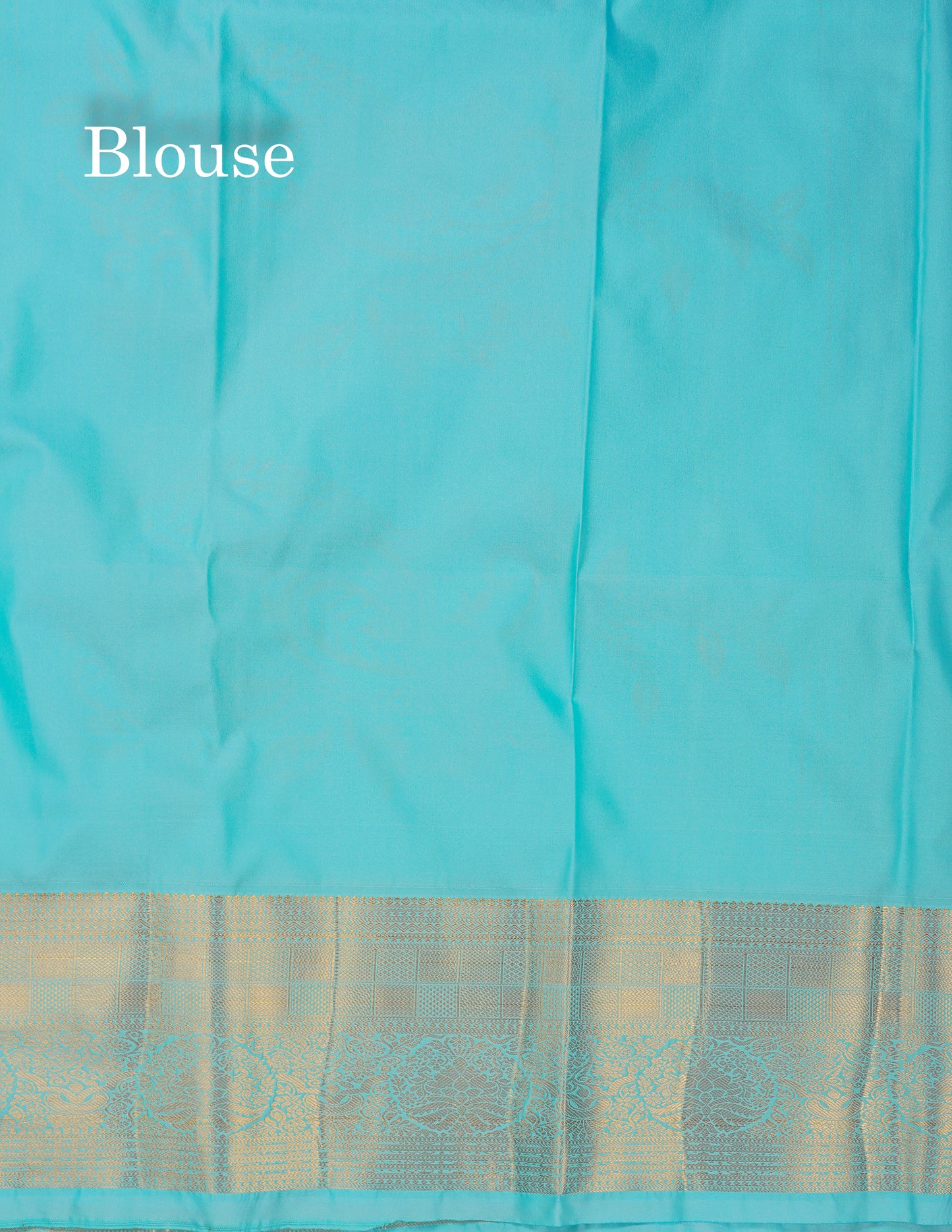 Beautiful Navy Blue Bridal Semi Silk Saree With Contrast Sapphire Green Border